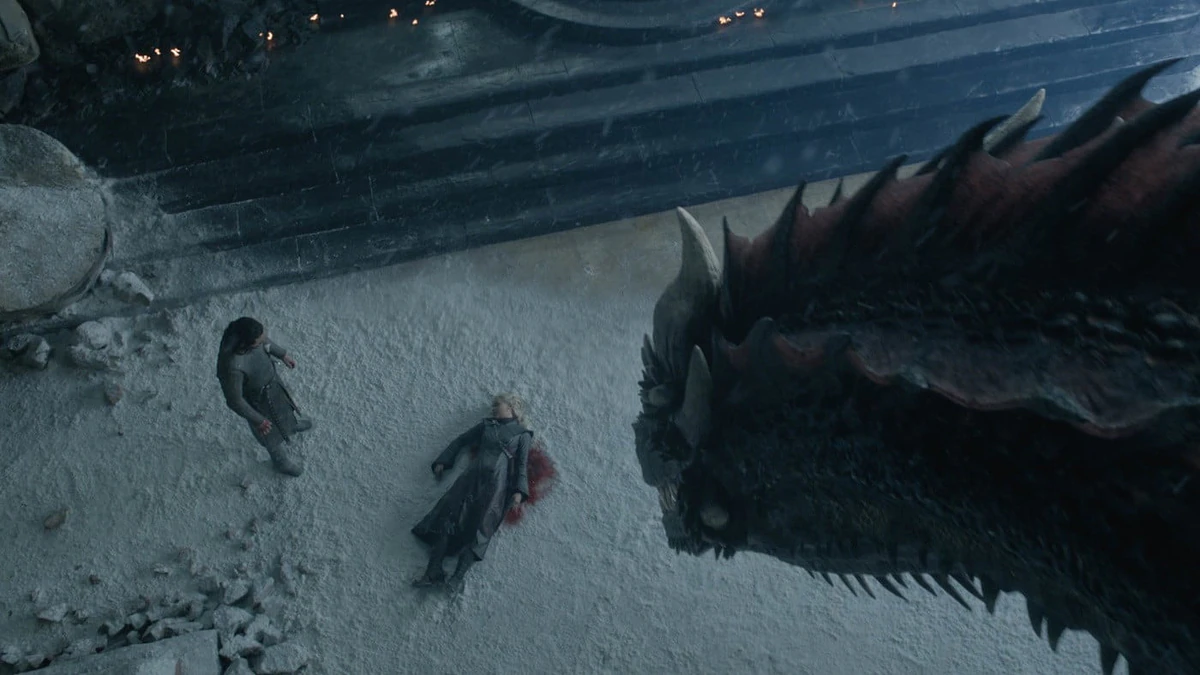 gameofthronesseason8episode6danydeaddragon