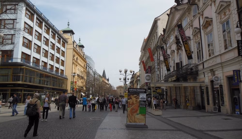 ulice na Příkopech Praha
