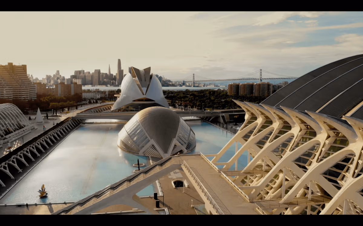 02 Síldo společnosti Delos ve stylu gulf futurismu