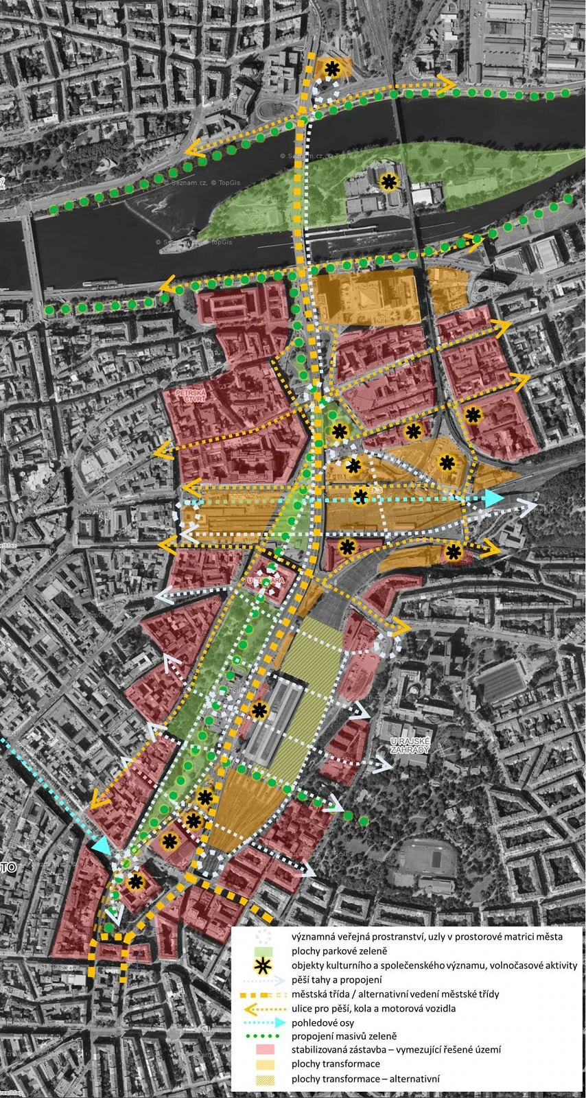 Zastupitel Tomáš Vích: „Zaha Hadid na Masaryčce je pro město prohra. Praha má od devadesátých let zhasnuto“ 2 mapa